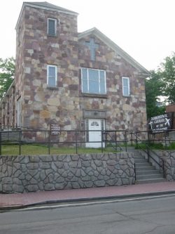 The Church of the Nazarene formerly occupied the Adirondack Experience’s property in Lake Placid
