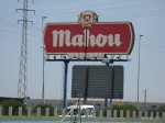 Gas-stop across from the Mahou Cervecería