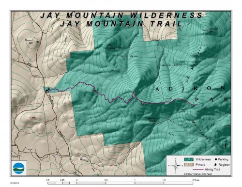 Jay Mt Trail Map
